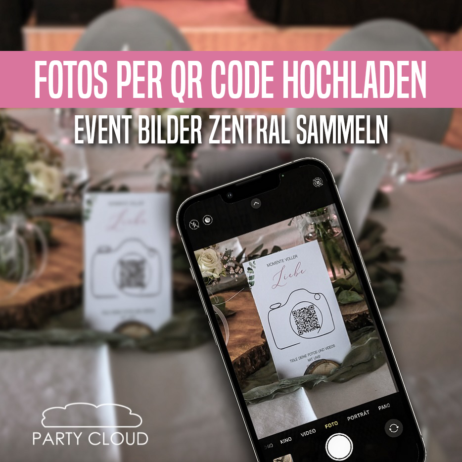 Kostenlos testen - Foto Upload per QR